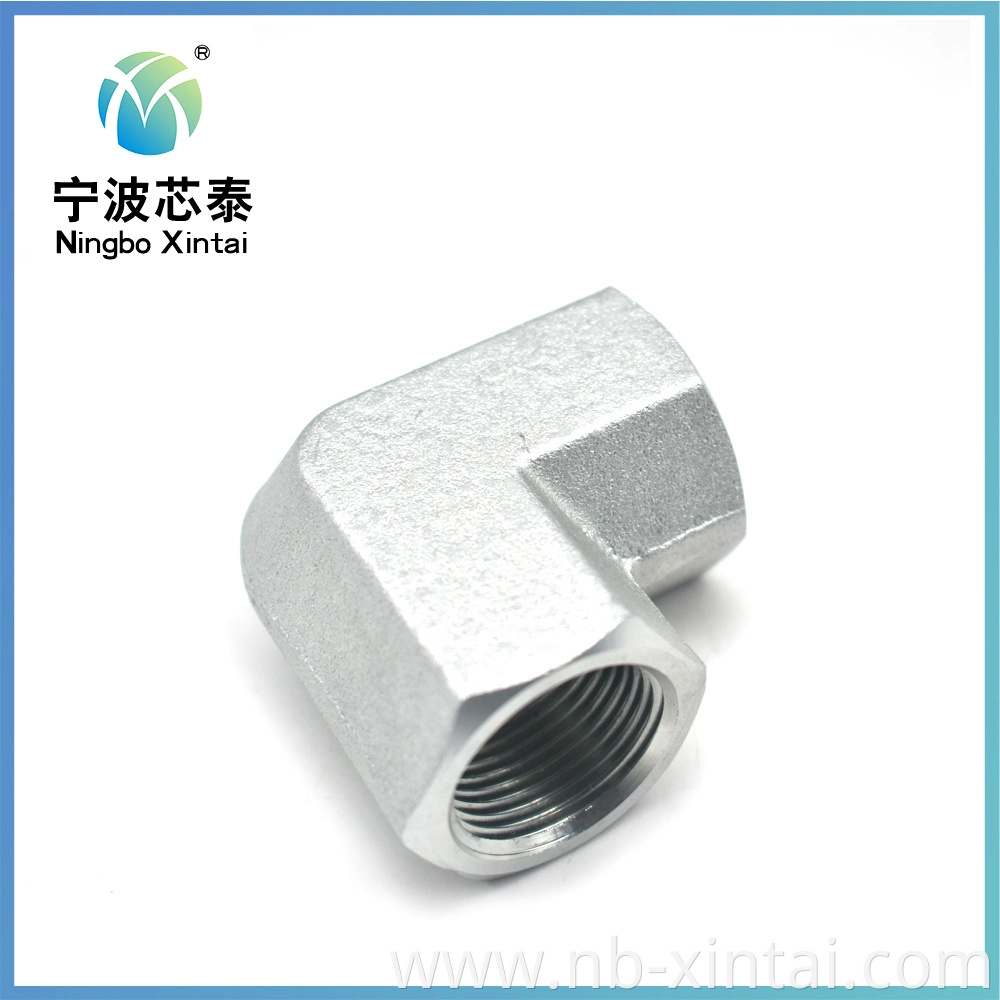 Hydraulic Clamp Tube Fitting Joints 90 Degree SAE Female